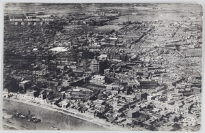 Aerial view of the Japanese Concession, Tianjin