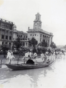 Custom House, Hankou, during the 1931 floods, Wuhan