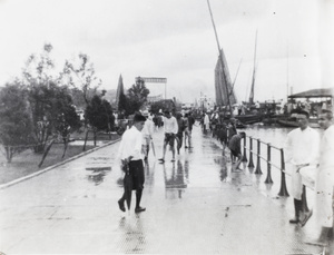 Hankou bund during the 1931 floods, Wuhan
