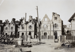 Ruined houses, Shanghai, 1932