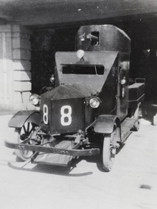 Shanghai Volunteer Corps armoured car number 8, Shanghai, 1932