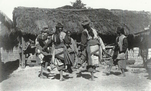 Lolo villagers dancing