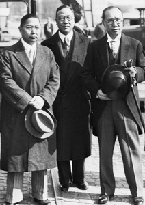 Sun Ke, Fu Bingchang and Wang Jingqi, Stockholm