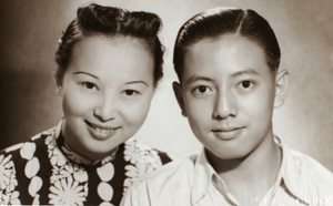 Mrs Julia X-sheng and her son Charles, Hong Kong, 1941