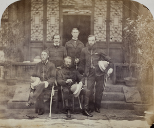 Staff, 67th (South Hampshire) Regiment of Foot, Tianjin, 1861