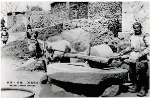 Milling with a donkey