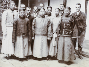 Customs' students and teachers at Nanking