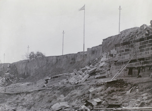 Flood damaged Bund at Nanning, 1913