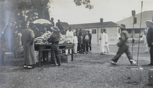 Burning opium at Nanning 1920