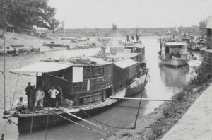 River steamers moored