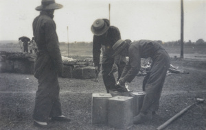 Burning opium at Nanning in 1920