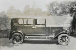 A saloon car