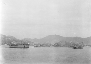 Boats and ships in harbour, Hong Kong