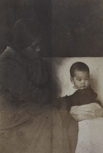 Elizabeth Hutchinson with her granddaughter, Bea, 35 Tongshan Road, Hongkou, Shanghai