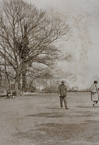Visitors at Jessfield Park, Shanghai, April 1925