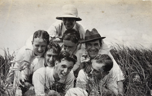 William Hoy with other friends of Henry Rue