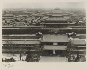 View of the Forbidden City from Jingshan Gong Yuan