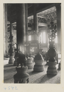 Interior view of Da cheng dian at Kong miao