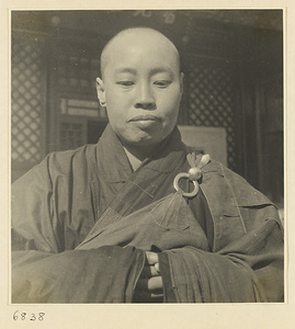 Buddhist nun meditating