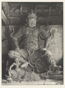 Statue of one of the four Buddhist Celestial Kings