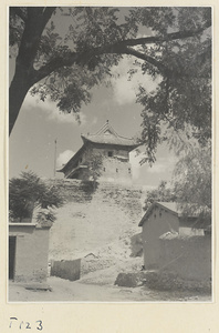 City wall and tower at Tai'an