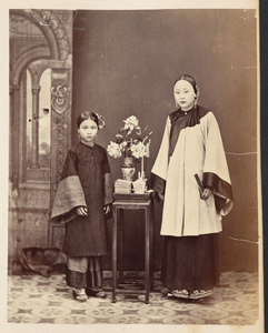 Chinese woman and girl