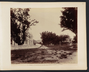 Shameen [Island], Central Avenue from the west, British concession, Canton