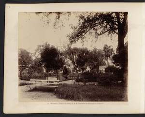 Shameen [Island], public gardens, H.B.M. Consulate in distance, Canton