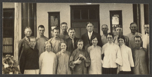 The Conference group, China Inland Mission compound, Lanchow