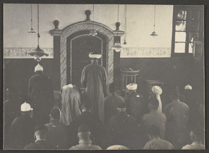 Friday prayers.  Honan Mosque, Hankow.  Old Sect.  Preparation.