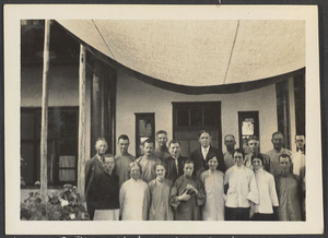 The Conference group, China Inland Mission compound, Lanchow