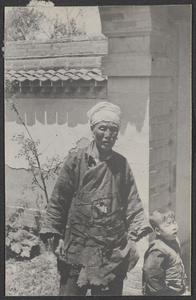 Along the old Silk Road to Europe.  Caretaker at kumpei of Ma Sung-teh.