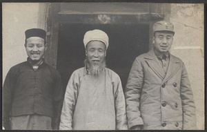 Kuyuan.  Ma Ahung with Captain Ma and a student.