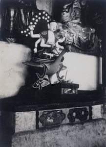 An alter in a temple, Yunnan