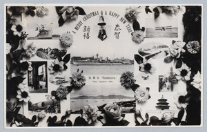 A photomontage Christmas card, 1926 – HMS Vindictive