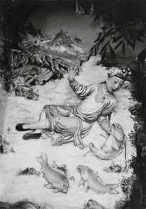 Wang Xiang (王祥) fishing on ice (filial piety), Haw Par Mansion (Tiger Balm Garden), Hong Kong