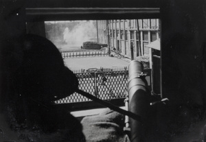 View from Blockhouse 'F' of Sihang warehouse, Shanghai, 1937