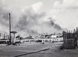 Fires east of Lay Road, Shanghai, 1937