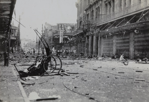 Aftermath of bombing, Sincere Company department store, Shanghai, August 1937
