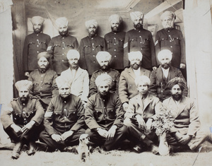 Group of Sikhs, including Shanghai Municipal Policemen