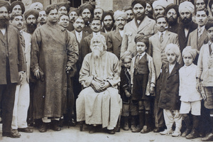 Tagore on a visit to Shanghai