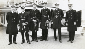 Group of Chinese Maritime Customs Service officers