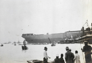 Watching SS Mandarin being launched, Shanghai