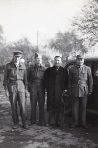 Adrian Evans, Bert, Major-General Ho Kan Tzen, and Colonel Guo