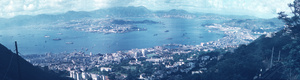 Victoria Harbour and Kowloon, viewed from the Peak, Hong Kong