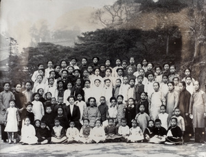 Group portrait of women and children