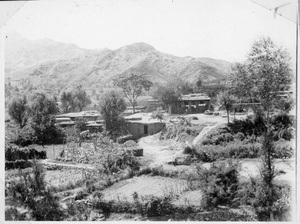 Middle Poplar, the village where the Lindsays and Bands lived during the summer of 1943, near Fuping