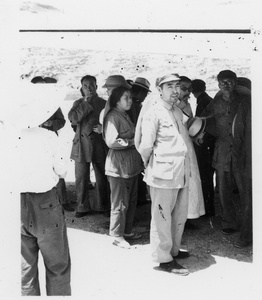Zhou Enlai (周恩来) and his wife Deng Yingchao (邓颖超), Yan'an (延安), July 1945