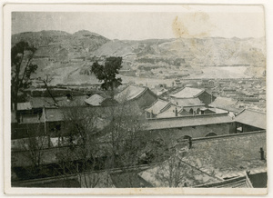 A view over an unidentified town, north China