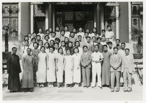 Chinese students, Yenching University (燕京大學), Beijing (北京)